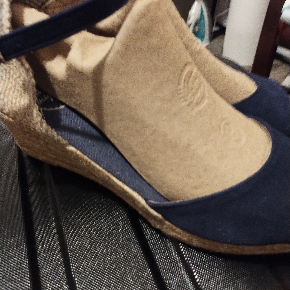 New Toni pons blue espadrilles (nwot) Women's Size 40 - Picture 4 of 5